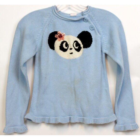 Pull Gymboree Fille 'Panda Academy' - Taille 18-24 Mois - Couleur Ivoire/rose - Neuf Sans étiquette (2010)